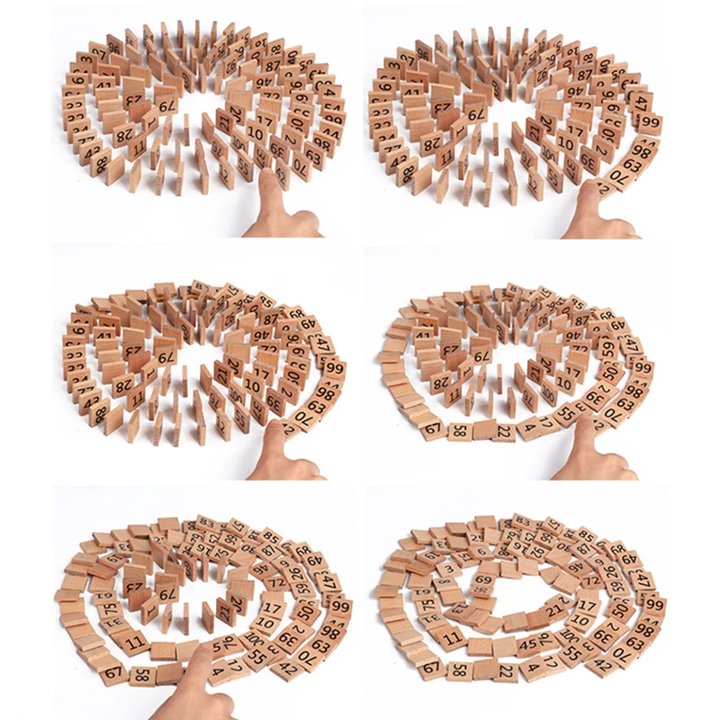 Montessori Teaching Aids Mathematics 1-100 Counting Kids Wooden Toys Digital Board Plate Educational Math Toy Gifts for Children