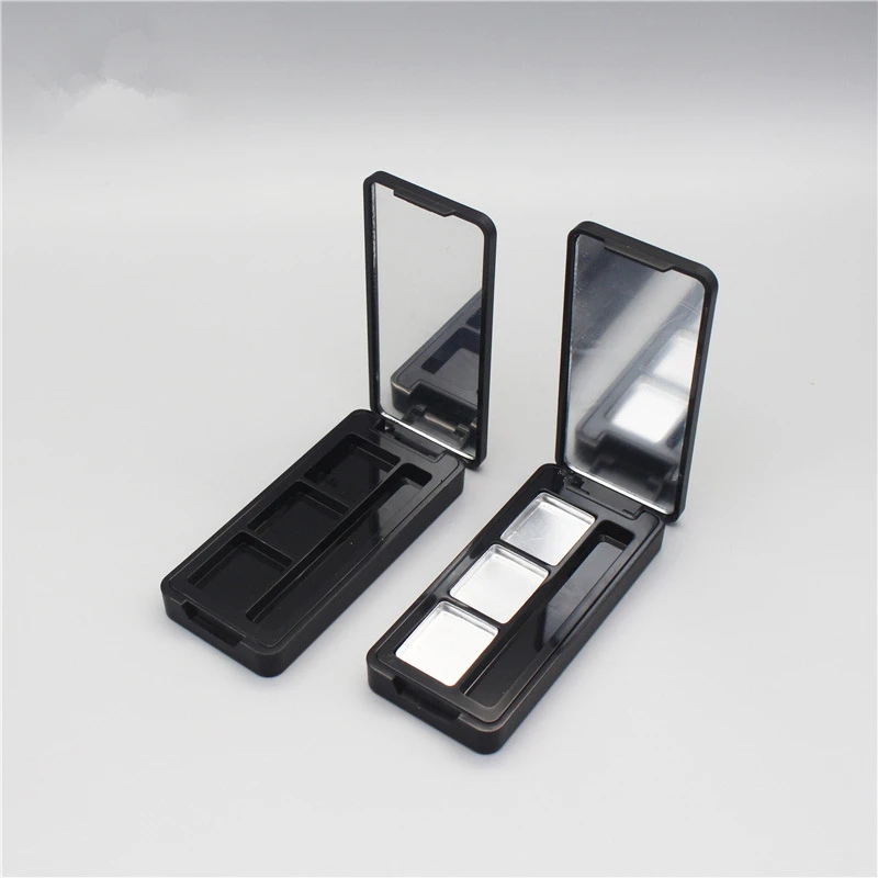 100pcs Black Mirror Eyeshadow Box Empty Box Empty Eyeshadow Powder Blush Container