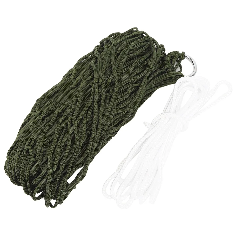 

Прочный нейлоновый гамак для улицы, легкий, дышащий, для кемпинга, сетчатый, для путешествий