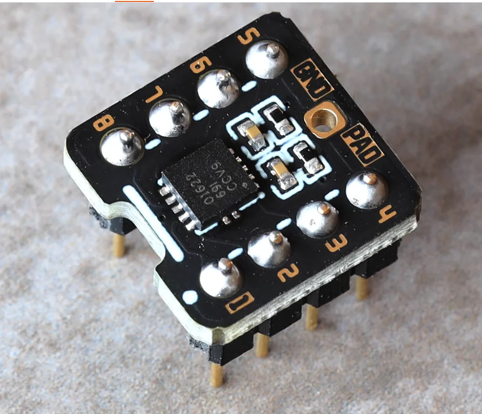 

2PCS Opa1622 Dip8 Double Op Amp Finished Product Board High Current Output Low Distortion Op Amp Upgrade