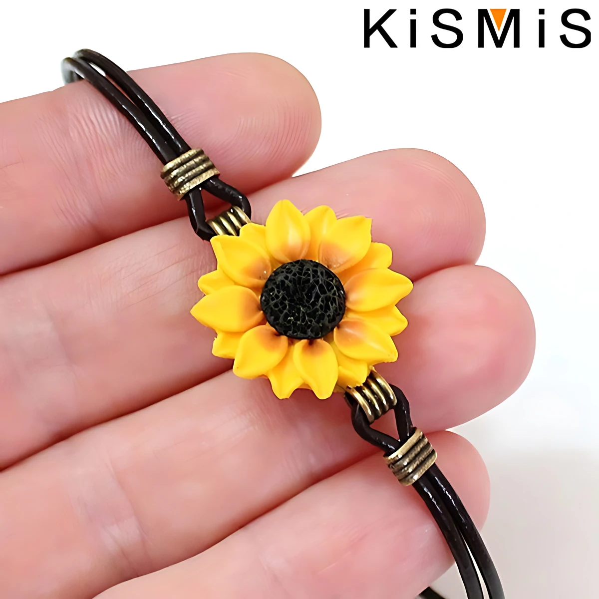 Kismis Sunflower Bracelet Sunflower Jewelry Sunflower Gift Jewelry For Women