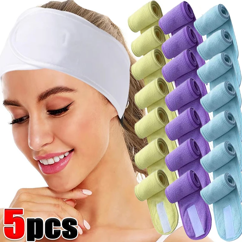 أزياء المرأة واسعة هيرباند قابل للتعديل ماكياج غسل الوجه منشفة الشعر التفاف رباطات غسل الوجه اليوغا الشعر يشكلون الملحقات