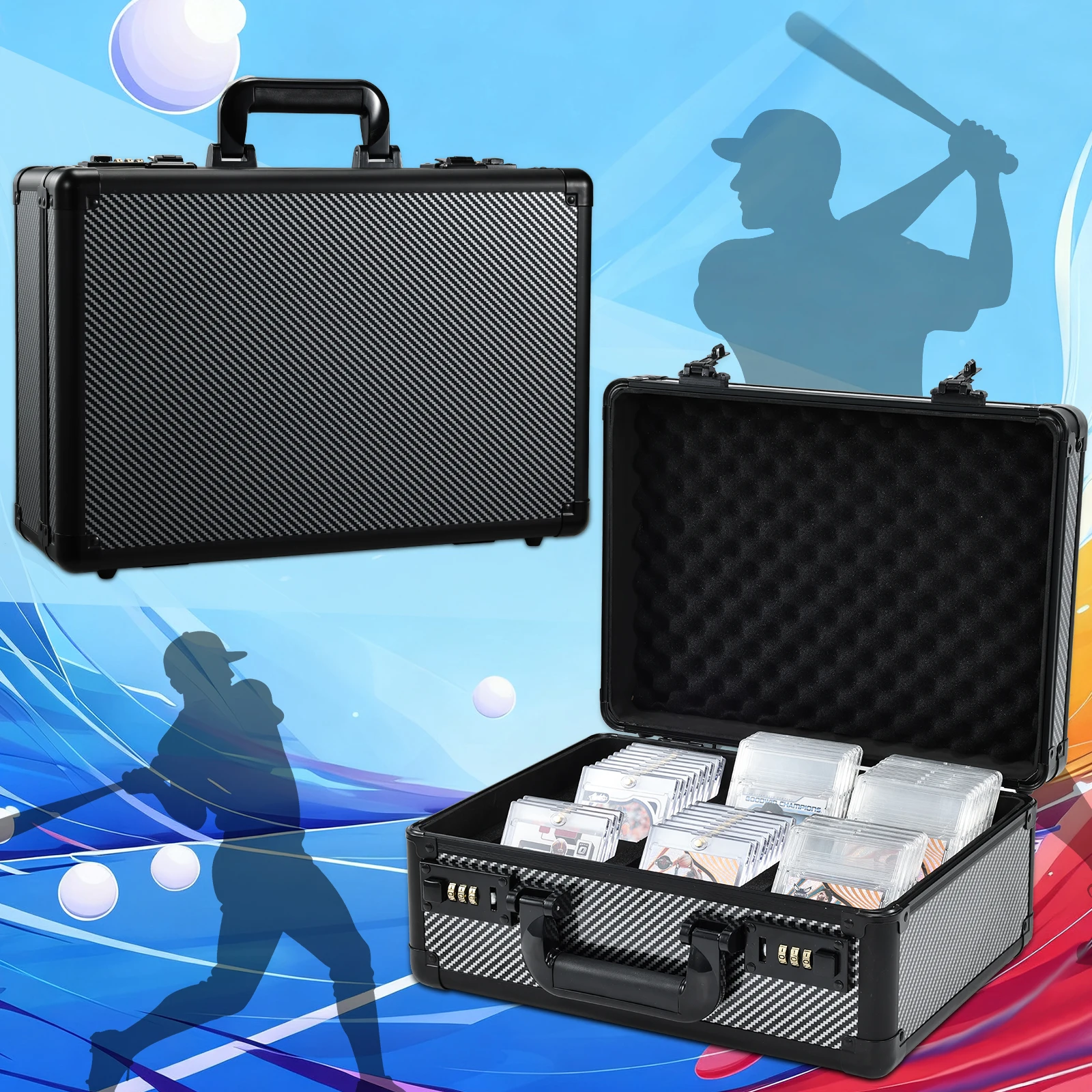 

Чехол для коллекционных карточек Коробка для хранения бейсбольных карточек Psa Slab Чехлы для карточек Чехлы для карточек для спортивных карточек Коробки для хранения футбольных карточек