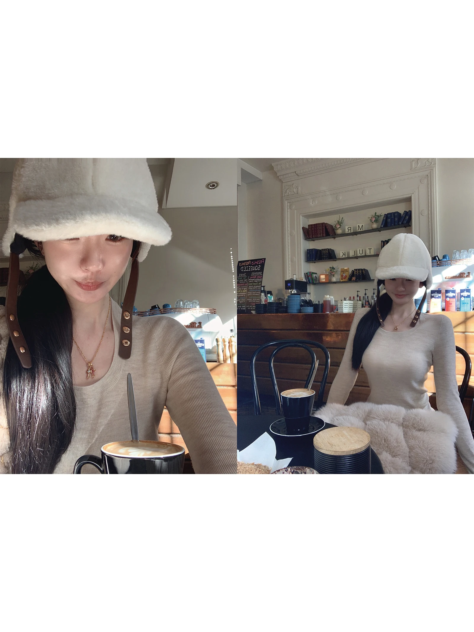 

Comfortable Sl 00 Wool 8 Needle Inteated hine Golden Musoom Slimming Base Layer Knitted Sweater for Women