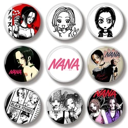 44MM Classic Anime Character Oosaki Nana Pin Soft Button Pin Jewelry Creative Badge Brooch Hat Bag Backpack Decoration