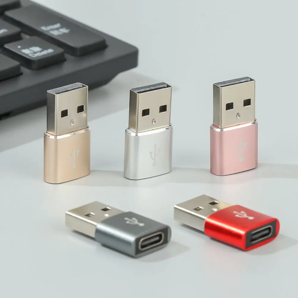 Para iPhone 12 11 Conector Conversor de Metal Móvel Tipo C para Adaptador de Cabo USB 3.0