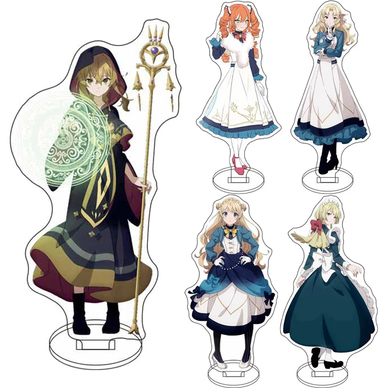 16CM Anime Stille Hexe ‌ ‌ Figur Monica Everett Isabelle Norton Lana Colette Mary Harvey Acryl-Ständer Cosplay-Ornamente Geschenke