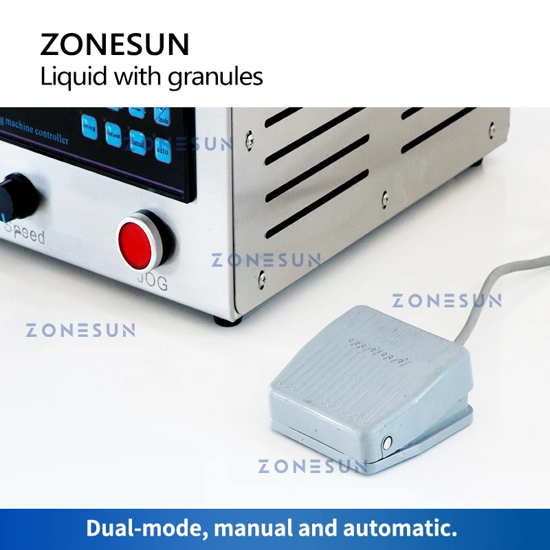 ZONESUN ZS-RXB1 التحكم الرقمي السائل لصق حشو صلصة المربى الغراء المياه كريم غسول مرنة المكره مضخة ملء آلة