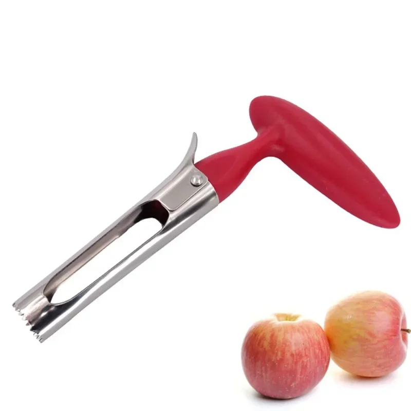 Stainless Steel Apple Corer Fruit Seed Core Remover Pear Apple Corer Seeder Slicer Knife Kitchen Gadgets Vegetable Tools