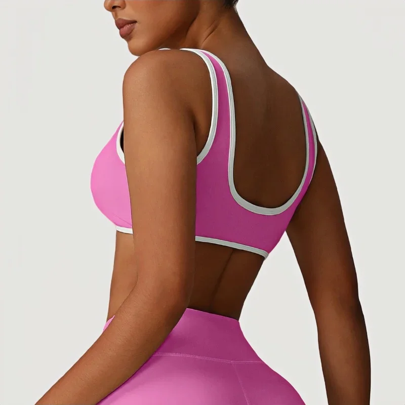 

Бесшовный бюстгальтер для йоги, спортивный быстросохнущий топ для фитнеса, противоударный высокоэластичный жилет, одежда для тренировок, спортивный бюстгальтер для спортзала для женщин