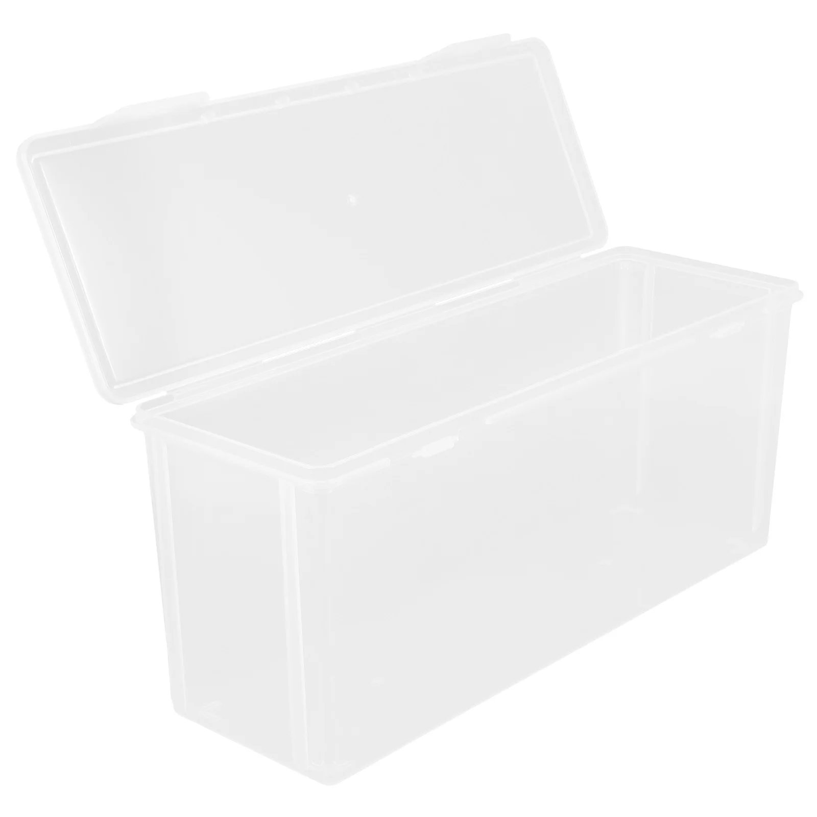

Transparent Bread Container 30.3x21.6x14cm Large Square Safe PP Fridge Food Box Kitchen Storage Holder Fresh Keep Organizer