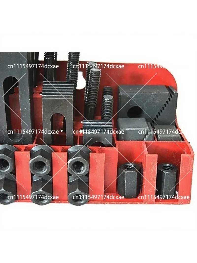 58 Pieces M10 Universal Pressure Plate Clamping Kit, Iron Mold Fixture Parts for Milling Machine Workpiece Fixing