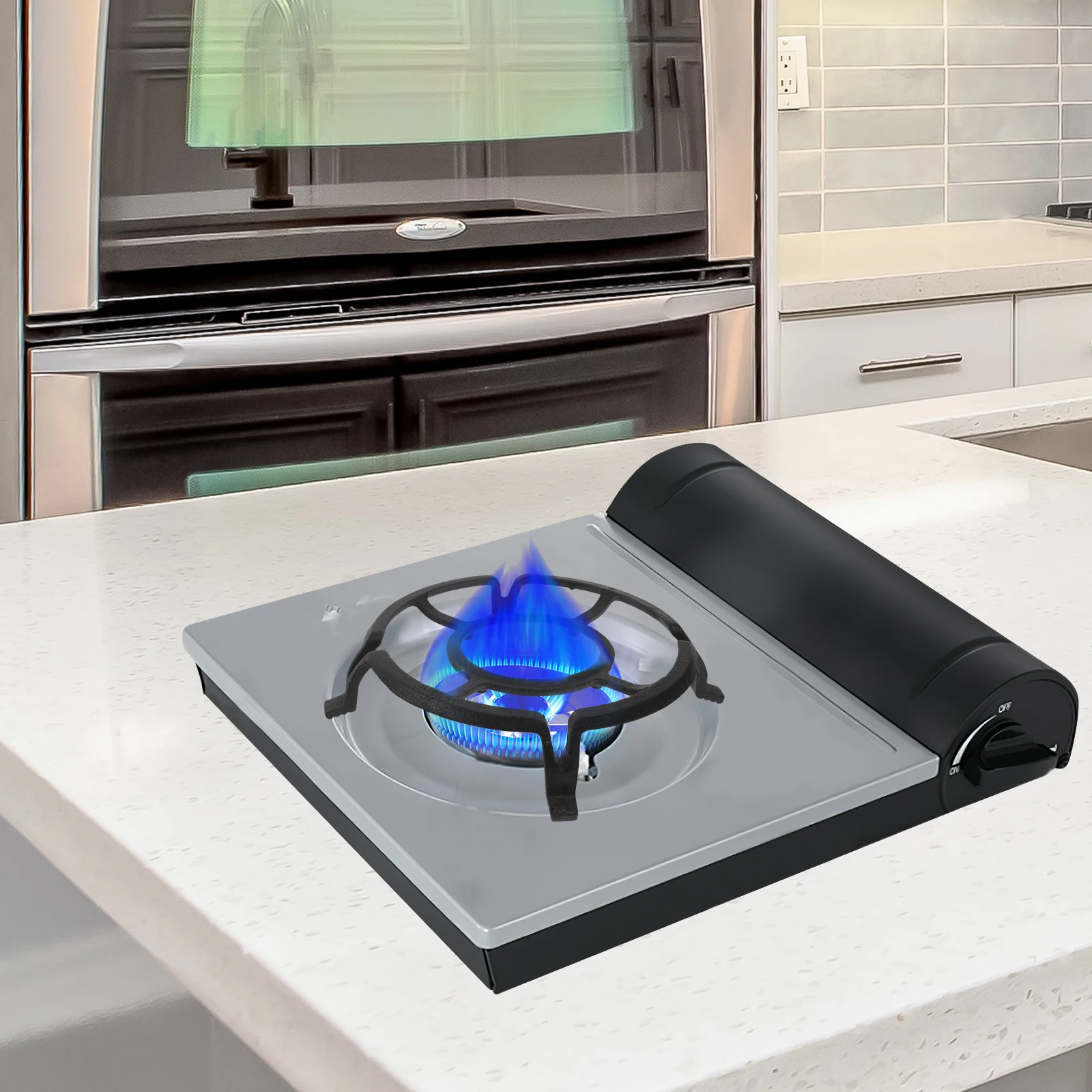 

Pot Stand Gas Stove Pan Holder Hob Rack Griddle Range Bracket Cooktop Grates Wok Support Stand Universal Stove Top Grates Non