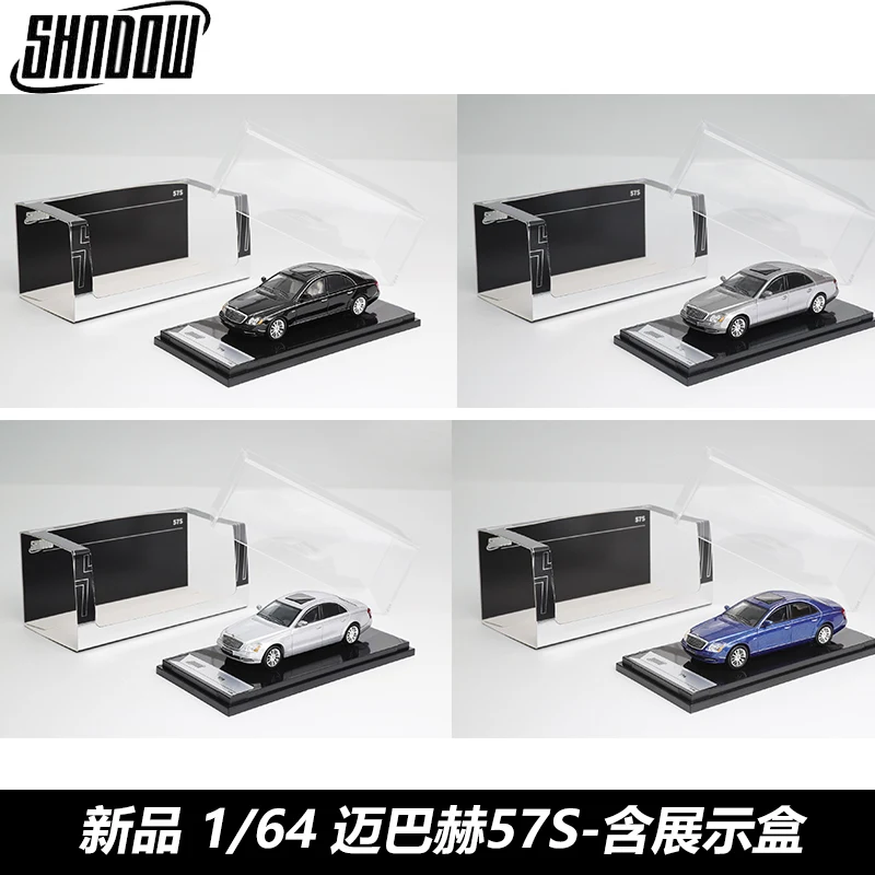 โมเดลรถยนต์จำลอง Mercedes-Benz Maybach 57s รุ่น GCD Shadow ขนาด 1:64 ผลิตจากโลหะผสม ของเล่นสะสม ของขวัญตกแต่ง
