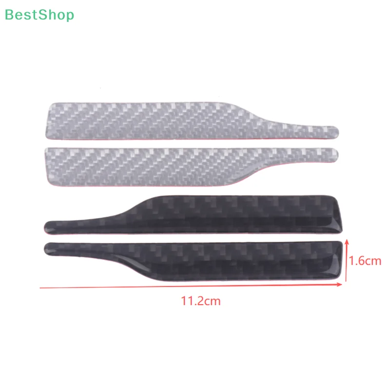 ☆Car Rearview Mirror Anti-collision Strips, Carbon Fiber Reflective Mirror Scratch-resistant Stickers,Auto Parts
