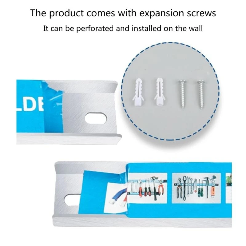 Strong Tool Holder Storage Solution Wall Metal Strips best sale