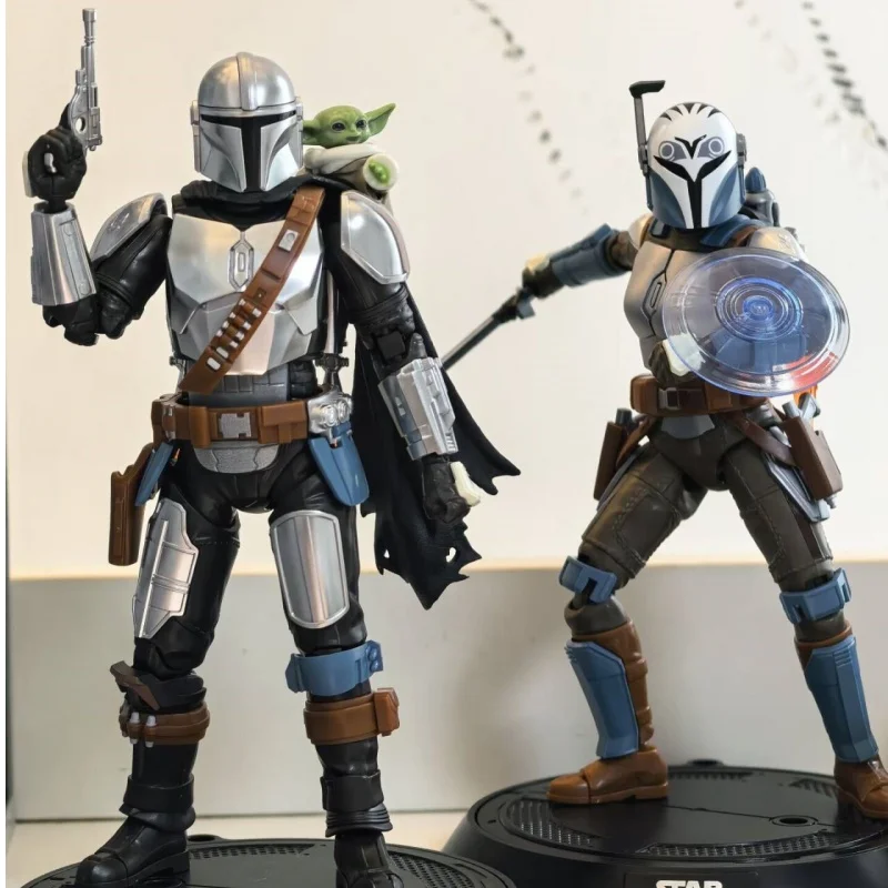 

Blokees Star Wars Action Figures Champion Class The Mandalorian Bo Katan Kryze Din Djarin Assembleable Collectible Model Kit