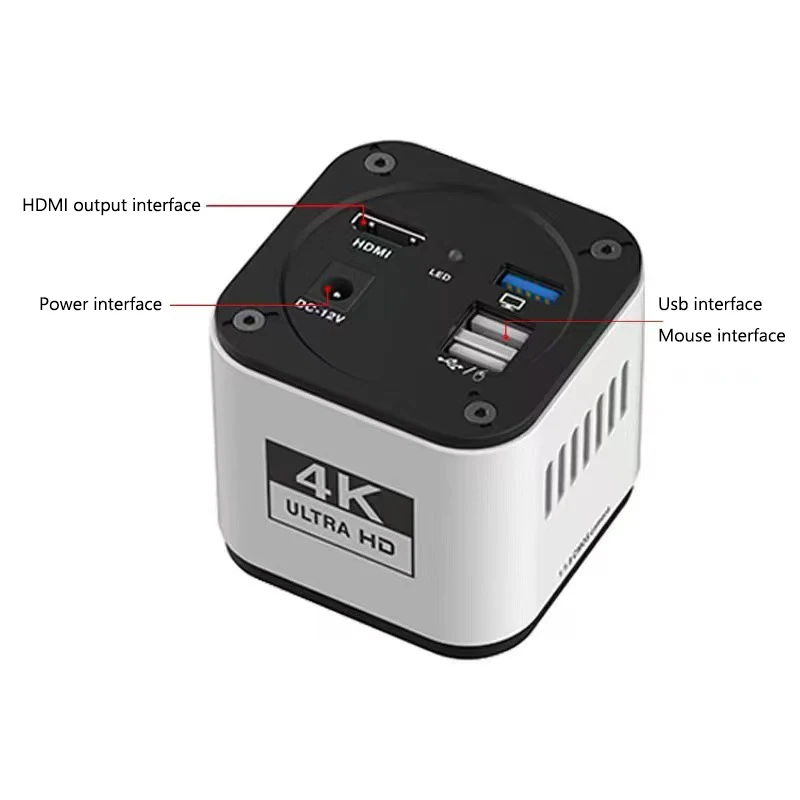 4K HD Camera 60FPS Trinocular Digital Camera IMX678 USB Type-c PC Industry Video   Camera USB Mount Motherboard Repair Tool