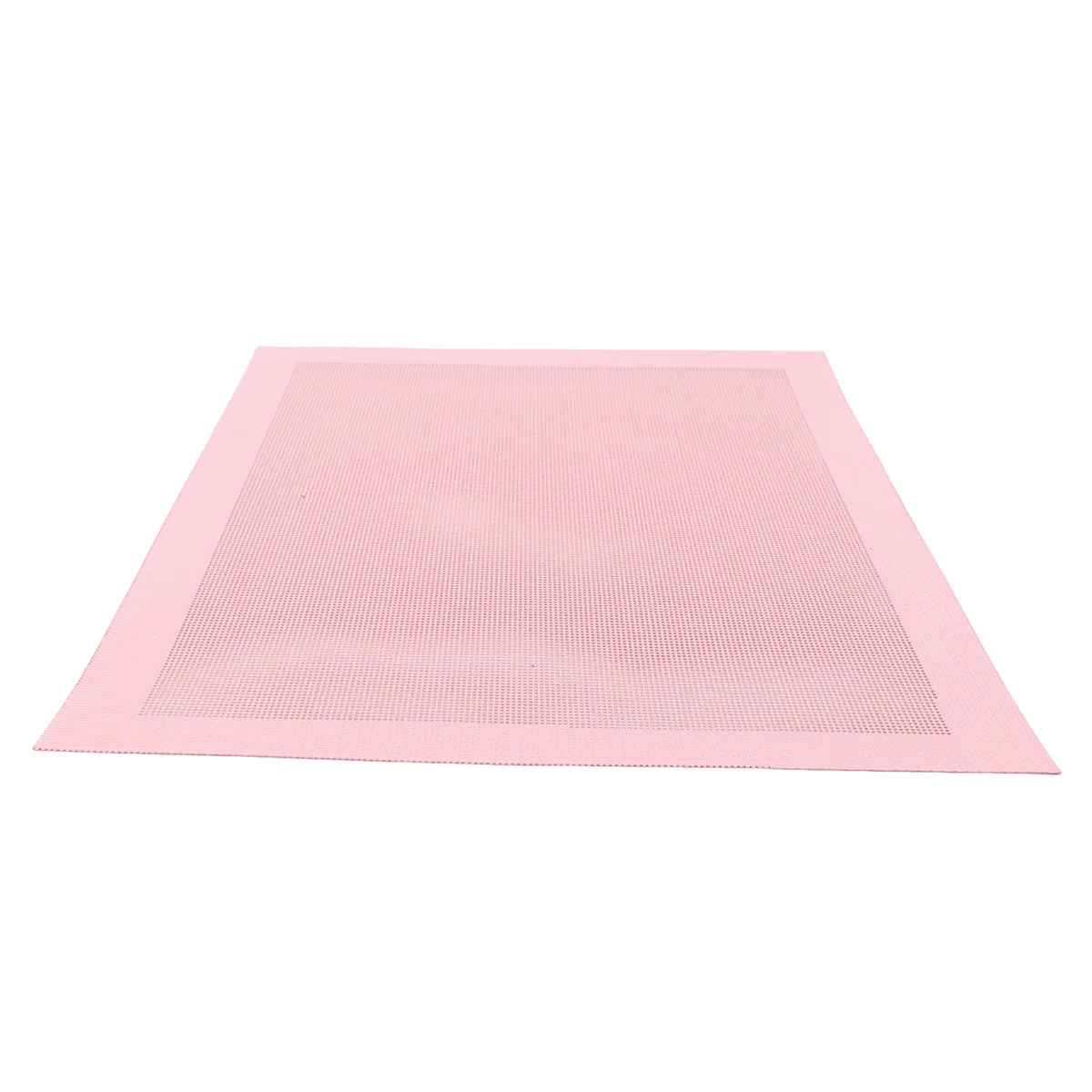 Perforated Baking Mats,2PCS Pink Silicone Mat for Half Sheet,Non-Stick Reusable Oven Liners for Making Bread/Pastry GSY