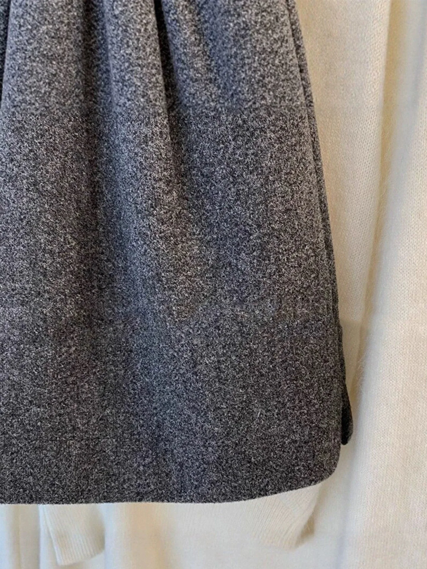 ارتفاع الخصر واسعة الساق ort السراويل النسائية Faionable تخفيف Sle السراويل الصوفية الخريف الشتاء التخسيس Ele السراويل