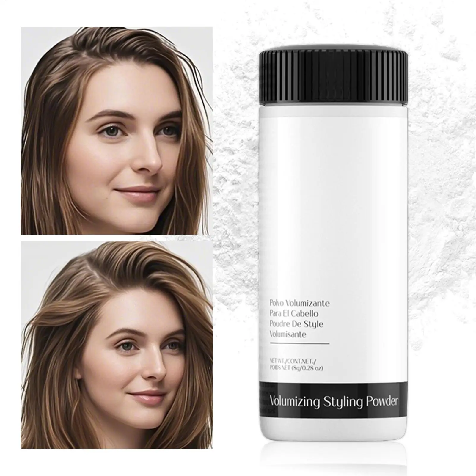 Порошок для укладки волос, текстурирующий матовый порошок для увеличения объема волос, нелипкий, невидимый, лифтинг корней, уход за красотой, длительный срок службы