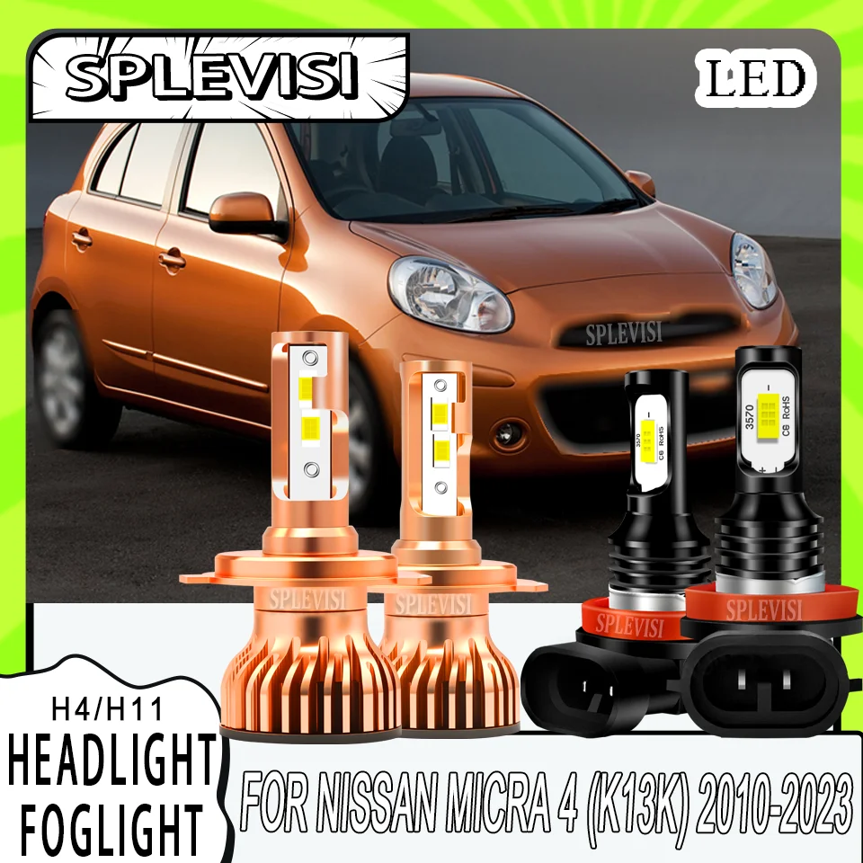 

Easy Installation Waterproof H4 H11 LED HEADLIGHT FOGLIGHT FOR NISSAN MICRA 4 (K13K) 2010 -2017 2018 2019 2020 2021 2022 2023
