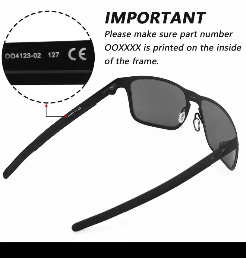 عدسات Hokklo المستقطبة البديلة لسترة Oakley Flight OO9401 lrest فقط - البر الرئيسى للصين