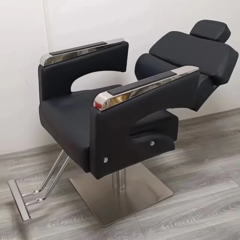 Personalized Luxury Chair Barber Man Reclinable Professional Women Hidraulic Leg Equipment Barbero Commercial Furniture