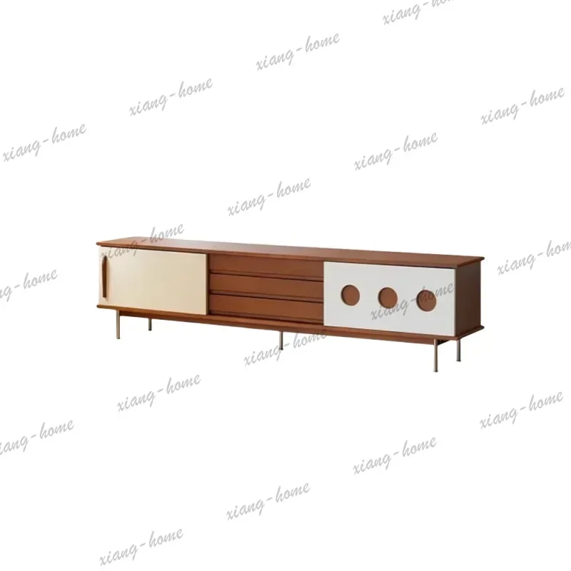 YJ Luxury Mid Century Tv Stand European Classic Universal With Drawers Tv Stand Elegant Minimalist Mueble De Tv Home Furniture