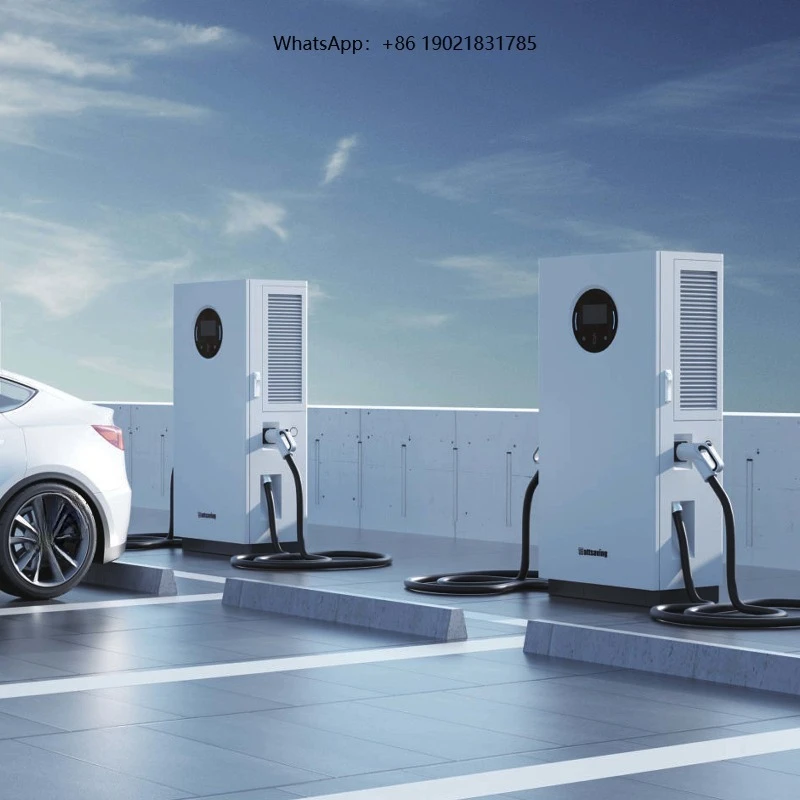 New Tzy T80 Fast DC Electric Vehicle Charger, Ground Mount Electric Vehicle Charging Station 80kW-400kW GB Interface 380V Input