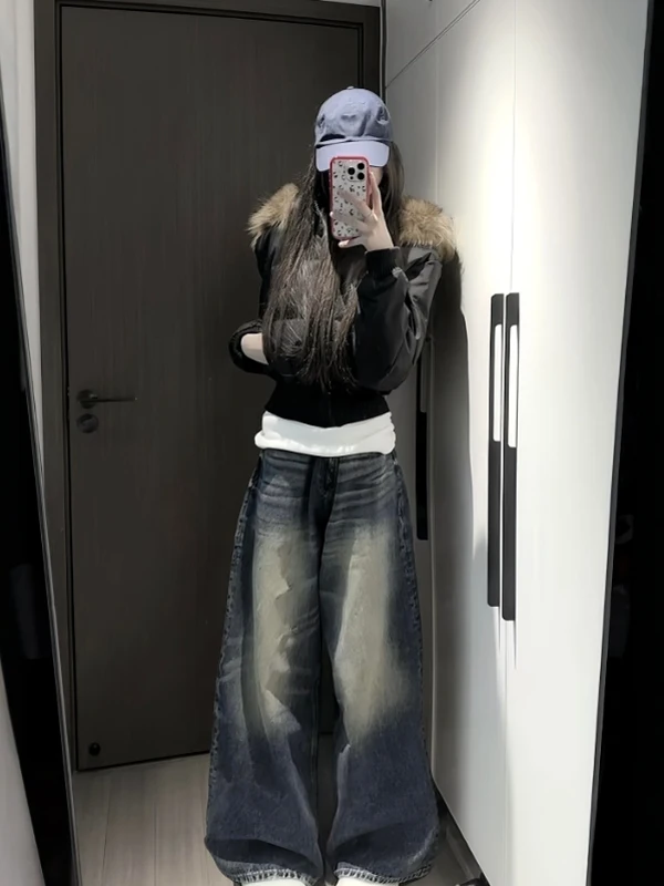 

Korean Sle Thiened Warm Cotton Jaet Hooded Faionable Personali Outerwear Winter Women's Coat Long Sve Knitted