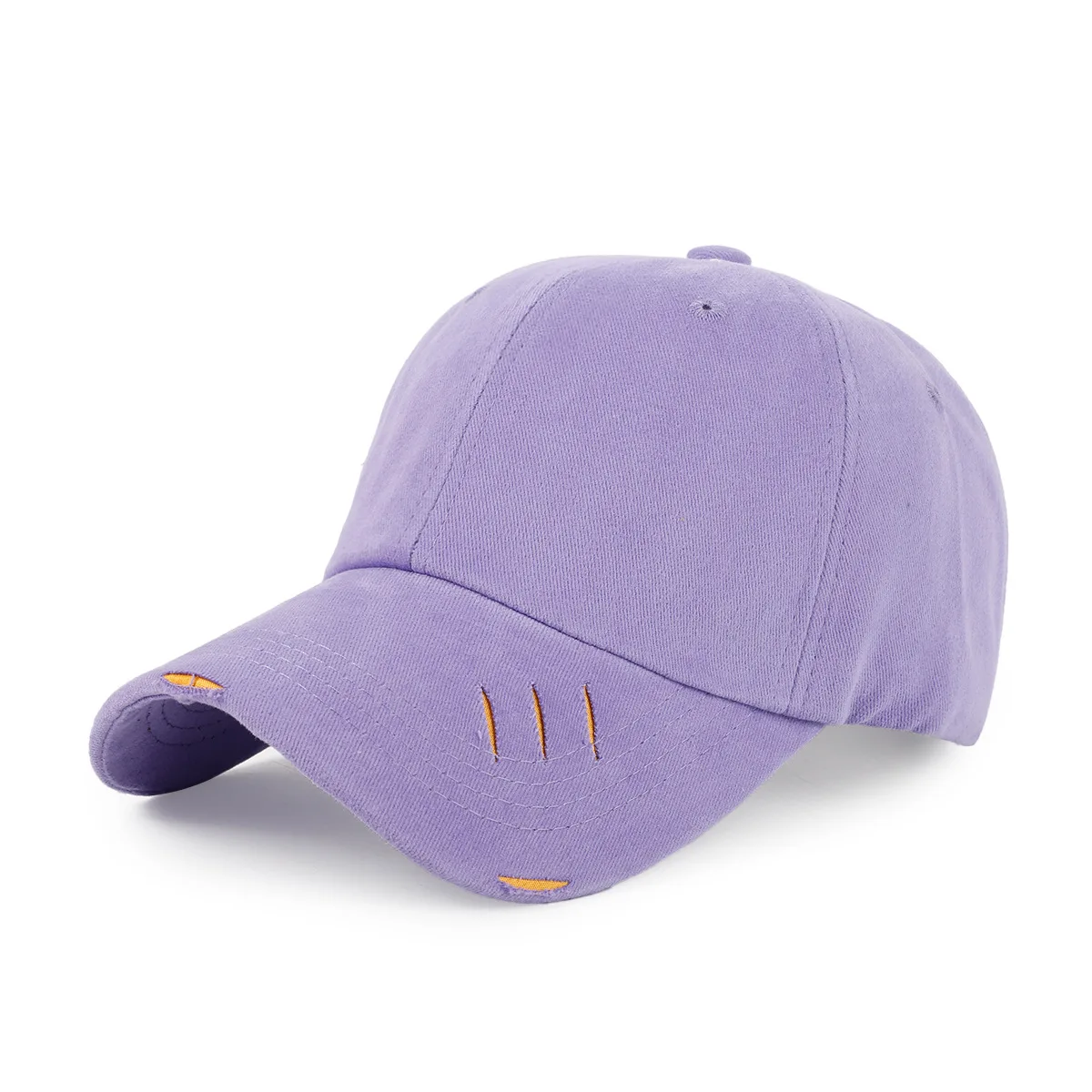 Op maat bedrukt logo Nieuwe Break Hole Baseball Cap Zonbescherming en schaduw Outdoor vrijetijdssport Eendenbek Hoed