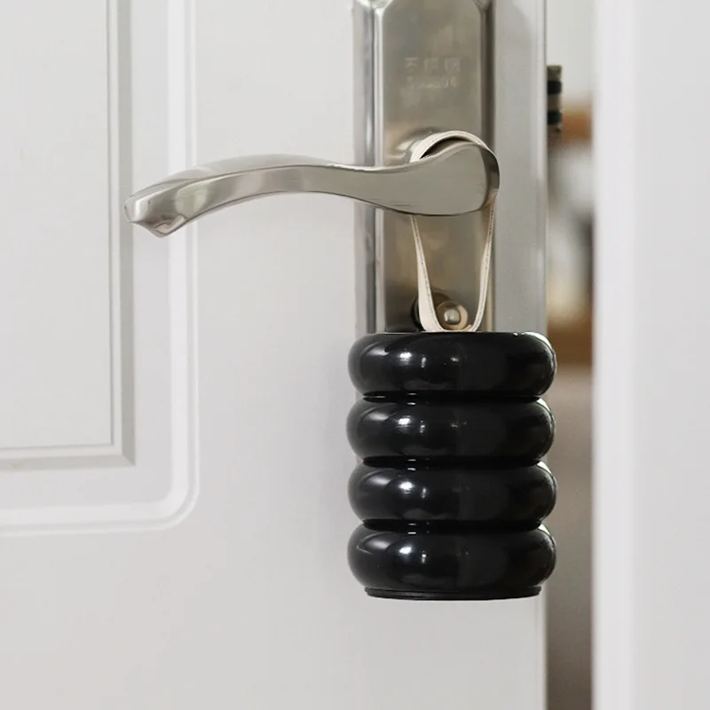 

Креативный дверной стопор Nordic Ins с ручкой, блокировкой цветов, анти-защемленная ручка, дверной стопор, защита от столкновений, бытовой дверной замок
