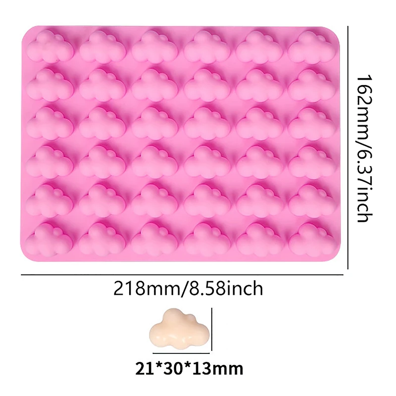 Clouds Silicone Mold Weather Shape Candy Mould Chocolate Pudding Dessert Cake DIY BakingDIY Baking Cake Chocolate Fondan