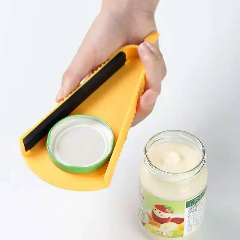 Jar Opener 5 in 1 Multi Function Can Opener Bottle Opener Kit with Silicone Handle Easy to Use for Children Elderly Gadgets