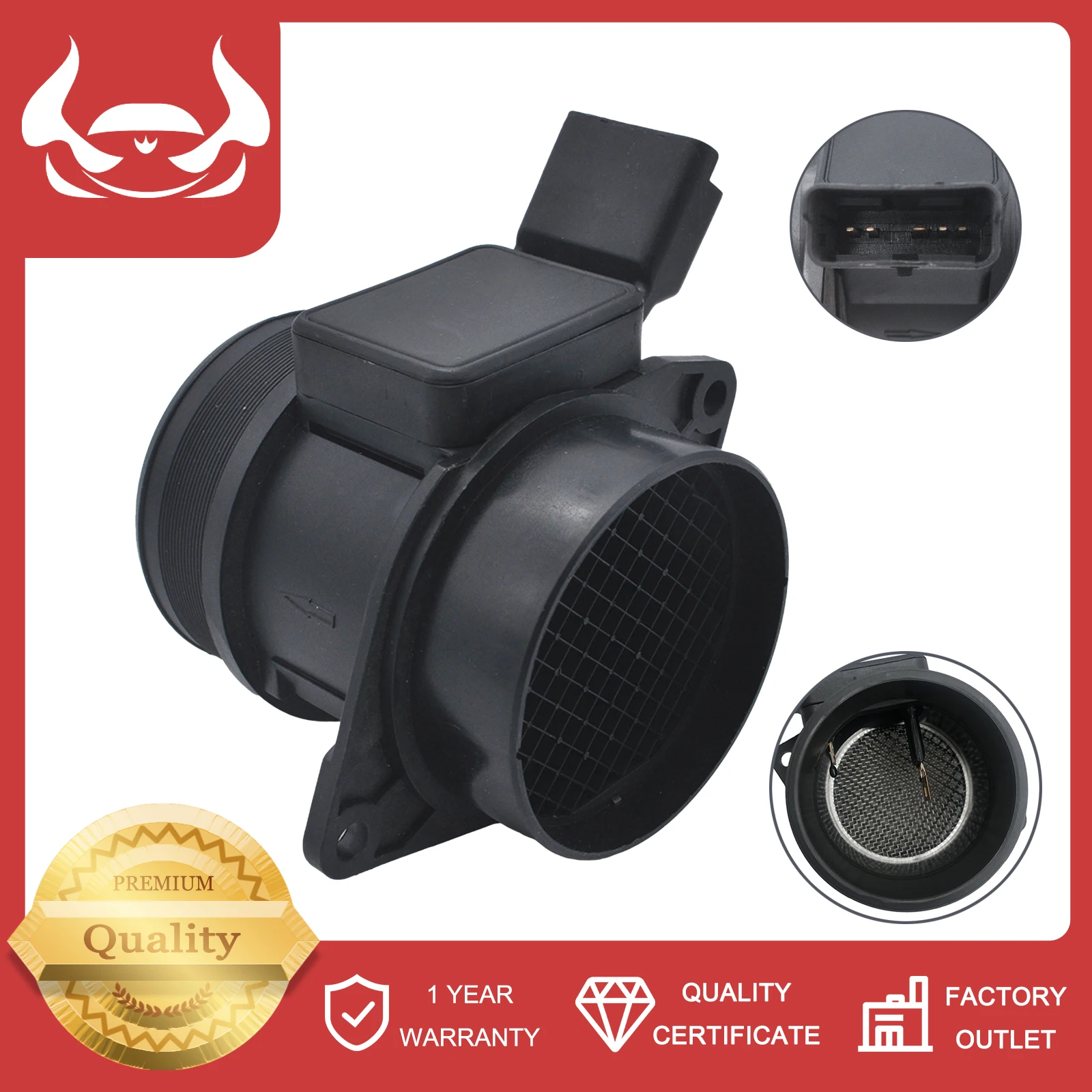 

New Mass Air Flow Sensor 5WK9621 9629471080 Compatible With Citroen BERLINGO XANTIA Break FIAT SCUDO Bus PEUGEOT GRAND RAID MPV