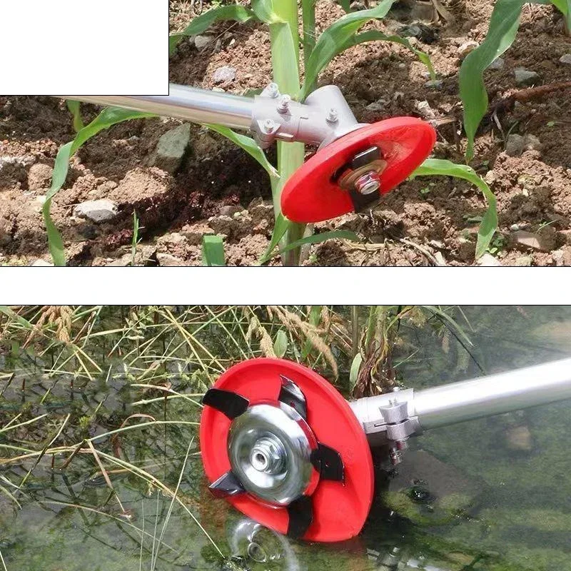 Imagem -04 - Cabeça Capina Multifuncional Cortador de Grama Anfíbio Bandeja Campo Terra Seca Acessórios