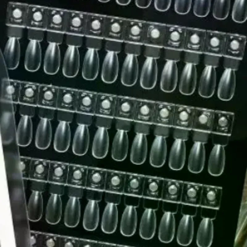 Premium Acrylic Nail Color Plate Magnet Nail Tips Display Board Comparison Color Card With Number Stickers For Nail Salon