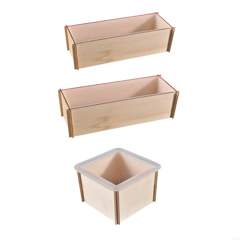 R3MC Rectangle/Square Resin Silicone Mould Tray Resin Mould Geometric Epoxy Casting Mould for Paperweight Dried Flower