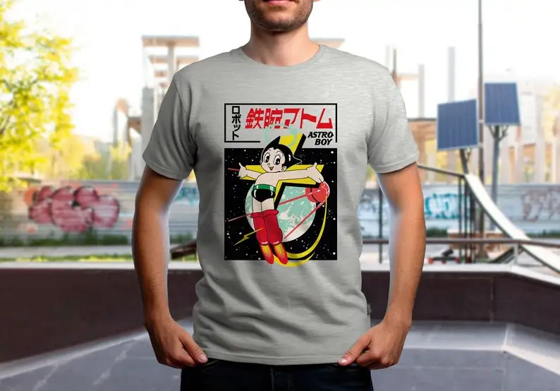 Astro Boy Shirt Funny Anime T-Shirt, Vintage Astro Boy Shirt, Tetsuwan Atom, Otaku Japanese Shirt,