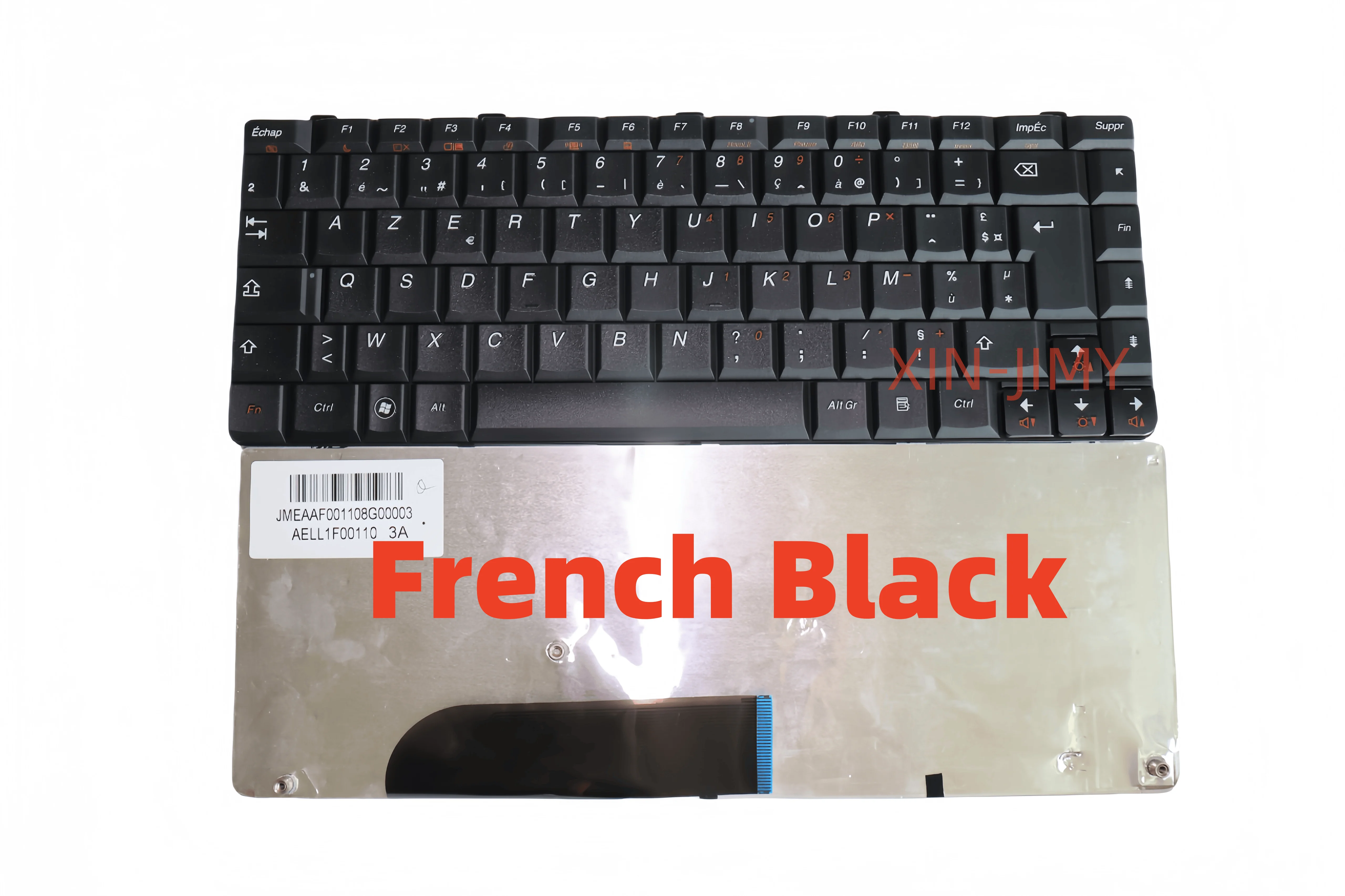 

French Laptop Keyboard for Lenovo Ideapad U350, AELL1E00110 JMEAAE00110 Black w​ithout backlit