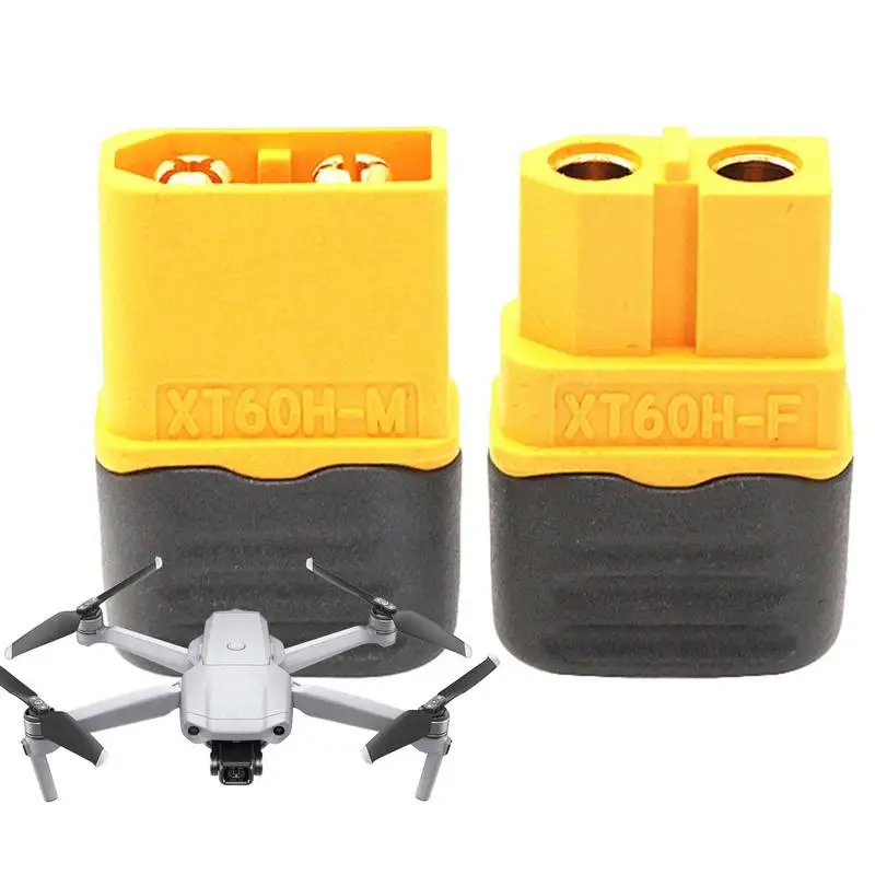 XT-60H Bullet Plug XT-60 Male Female Bullet Connectors Power Plugs Portable Female Male Plugs For RC Lipo Battery XT-60H