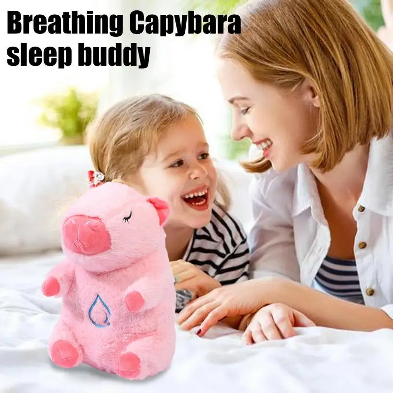 مهدئا التنفس محشوة الحيوان نبضات القلب مهدئا تكبب الحيوان التنفس قضاعة النوم الأصدقاء مع الموسيقى والضوء للطفل الصغير #3