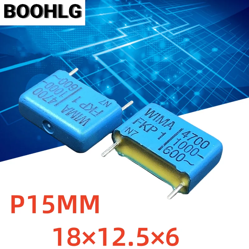 5 шт. 4,7NF 1000 В конденсатор 1000 В 472 4700PF 4N7 0,0047 мкФ FKP1