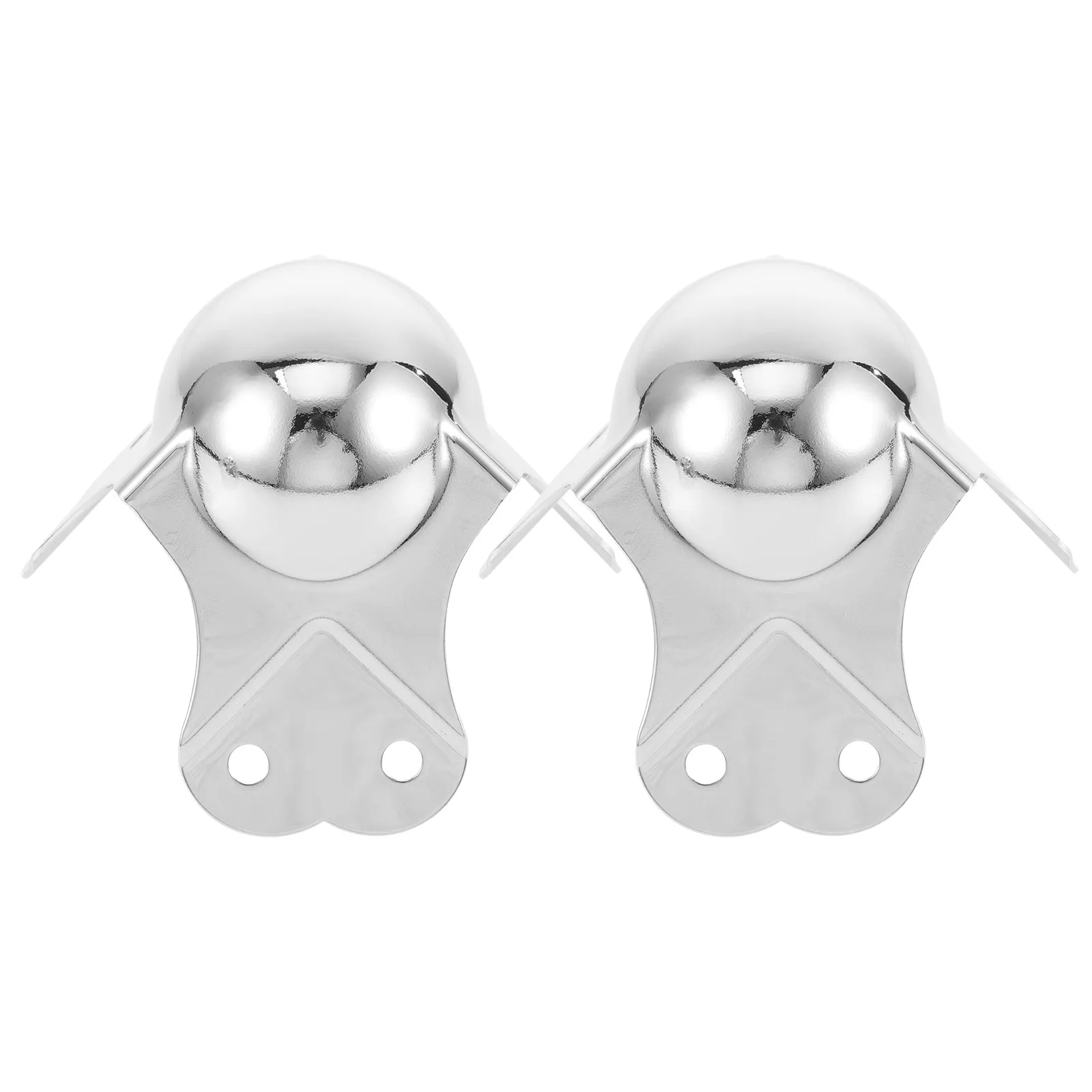 

2Pcs Aluminum Corner Edge Protectors Transport Flight Cabinet Protective Hardware Strips Ball Corner Edge Protector
