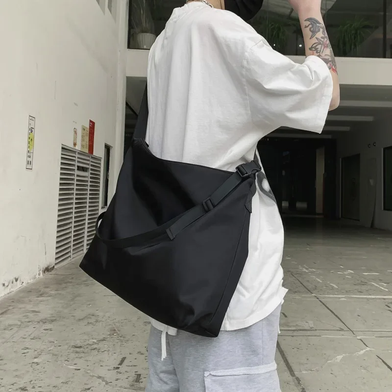 Mochila escolar de lona japonesa ins a granel, bolso de estudiante, bolso de compras simple, bolso de fitness, bolso de hombro impermeable para