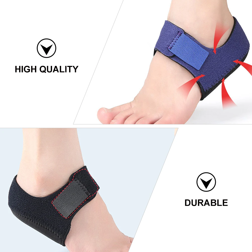 

2pcs Adjustable Covers Non-Slip Sleeves Protective Cushions Comfortable Breathable Pads Pain Relief Heel Support For Boots