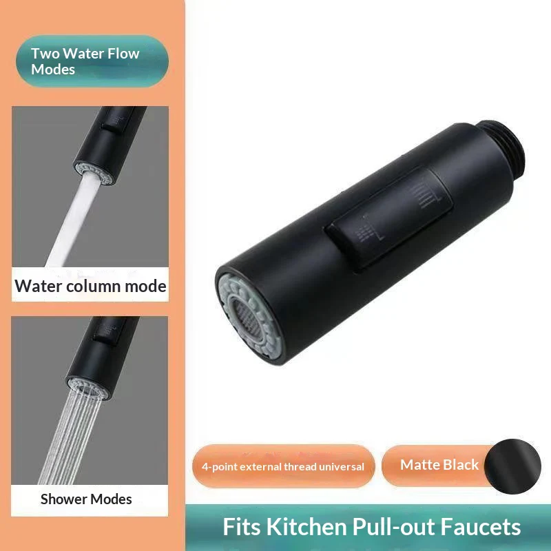 Faucet Replacement Shower Head Kitchen Tap Pull Out Shower Head Water Spray Head Sprinkler Mixer Aerator