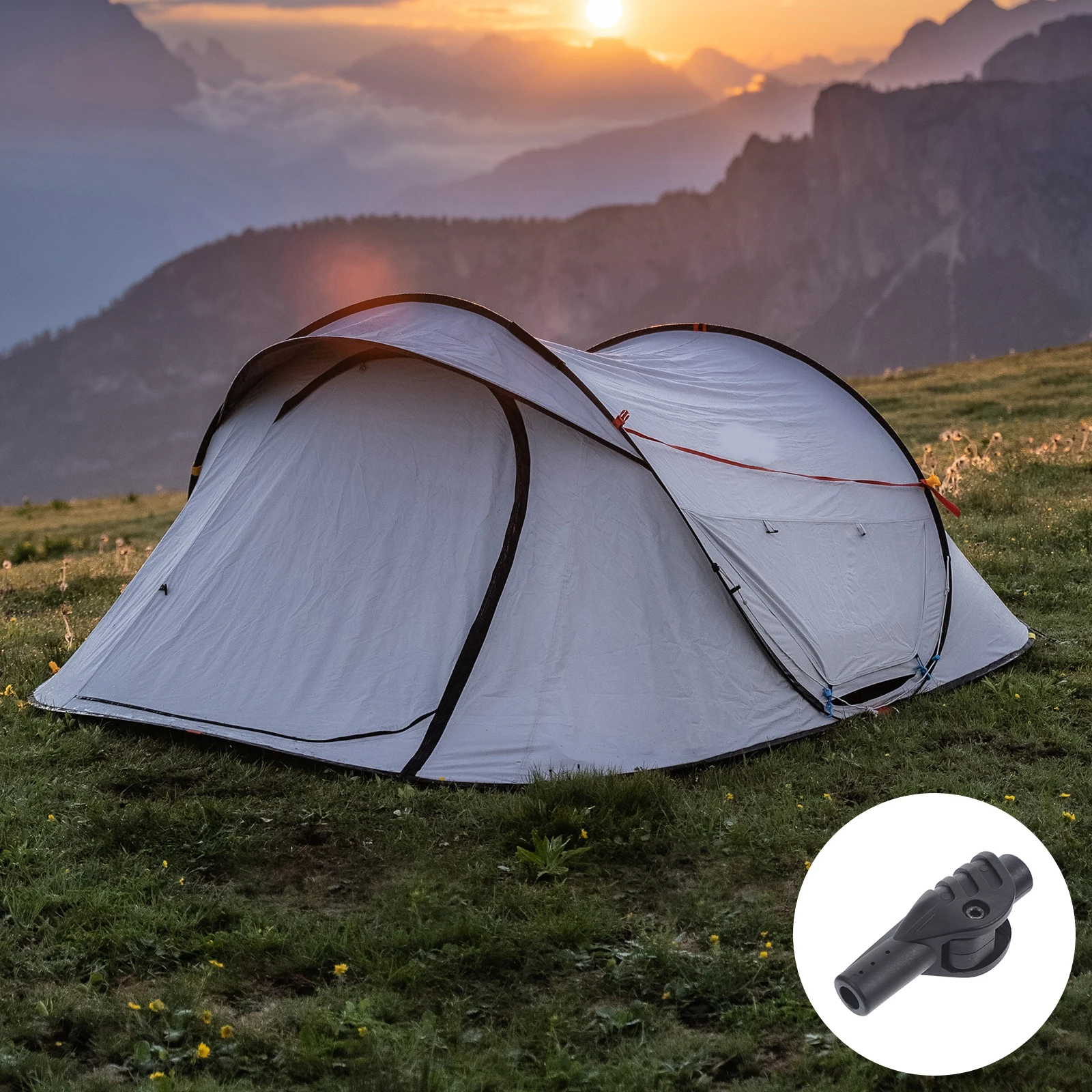 

Support Rod Joint for Camping Tent Accessories Replacement Parts Lightweight Durable Plastic Stabilizer for Outdoor