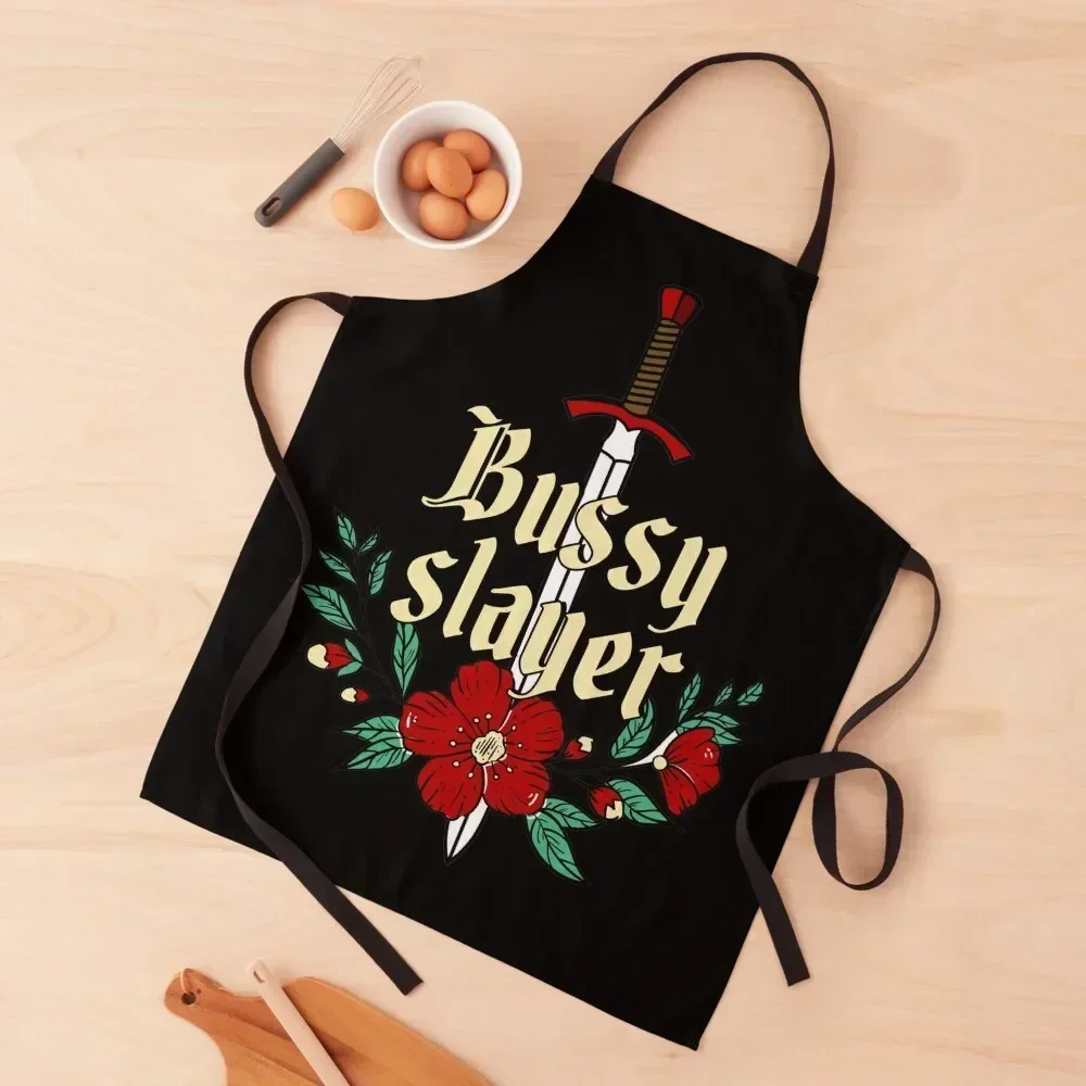 

Bussy slayer Apron Home Utensils Hairdressing New year's Household Items Apron